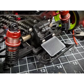 Turtle Laboratories MST RMX Rear ESC Mount Powdercoated Aluminum