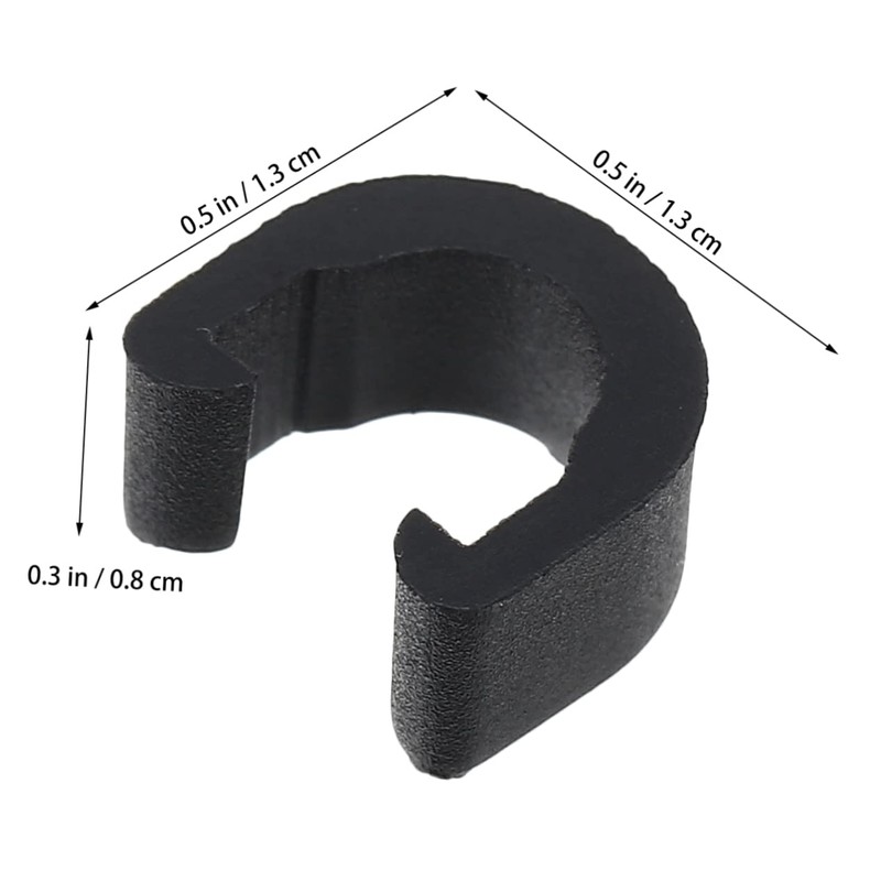 SUPVOX Brake Gear Cable C-Clips 60 Pcs Bike Frame C-Clips