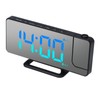 Projection Alarm Clock 7.4 Inch LED Mirror Digital Alarm Clock