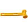Yellow Camping Hammer, Portable Double-Faced Plastic Tent Stake Peg Mallet