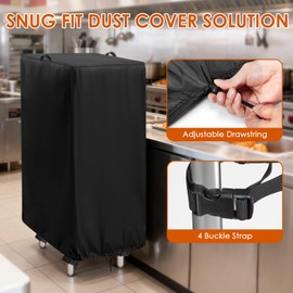 Letsteel Cover Compatible with Kratos Commercial Deep Fryer Cover - 40lb