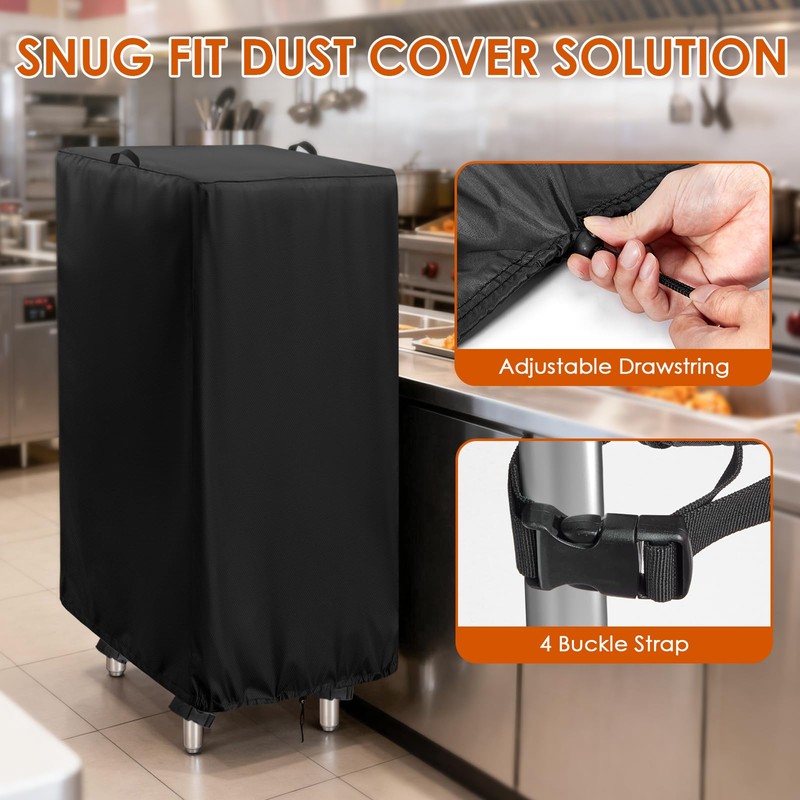 Letsteel Cover Compatible with Kratos Commercial Deep Fryer Cover -