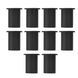 Greensen 10 Stück Wanddurchführung für Kabeldurchführungsset mit 1 Zoll Silikon Starlink-Kabelführungsset für Kabel (Black)