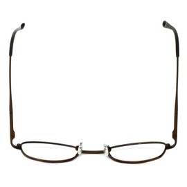 Calabria Flex Plus KIDS 105 Oval Blue Light Blocking Reading Glasses +1.50 Brown Girls