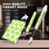 Beautiful and comfortable White Ballpoint Pen(Black Ink) - Juicy Green