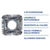 PARODI & PARODI - Gas Hob Protector Aluminium Fire Guard