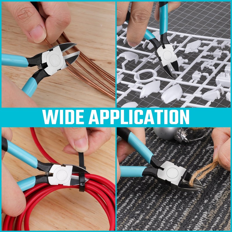 DURATECH 129 mm Wire Cutters | Ultra Sharp Spring Loaded