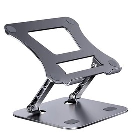Airbone Elevate 180° Lite - Adjustable Laptop Stand for Upto 17" Portable Devices by AIRBONE (AU) - Made of Carbon Steel for Durable Performance (Dark Grey)