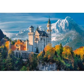 Clementoni 35146 Italy Collection Neuschwanstein Castle, Puzzle 500 Pieces for Adults and Children 14 Years, Skill Game for the Whole Family, Multicoloured