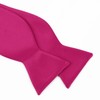 Alizeal Solid Self Bow Tie Woven Bowties for Men, Hot