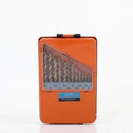 13 Pieces 1/16-1/4 Inch Cobalt Drill Bits M35 HSS High Speed Steel for Drill/Driver Stainless Steel Heavy Duty Twist Steel Drill Bits