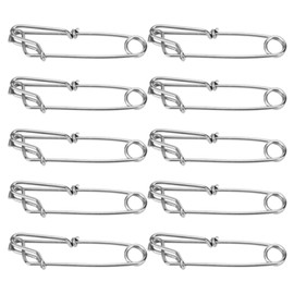 ​Longline Snap Clip,10Pcs Stainless Steel Longline Branch Hangers Snap Clip Tuna Clamp Fishing Tackle 2.6X100mm