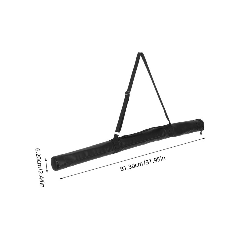 Outanaya Handheld Baseball Bat Carrier Bag Durable PU Material Shoulder