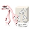 LOMUG Heated Eyelash Curler, Electric Portable Eyelash Curler, Heated without
