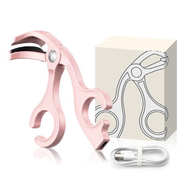 LOMUG Heated Eyelash Curler, Electric Portable Eyelash Curler, Heated without