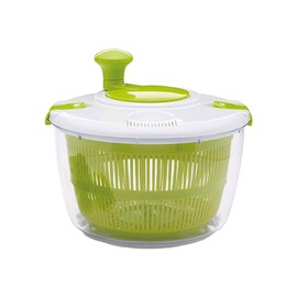 AIXXCUVQ Large Stainless Steel Bowl Salad Wash and Dry Vegetables Easily Stainless Steel Salad Spinners Lettuce Spinners, Plastic