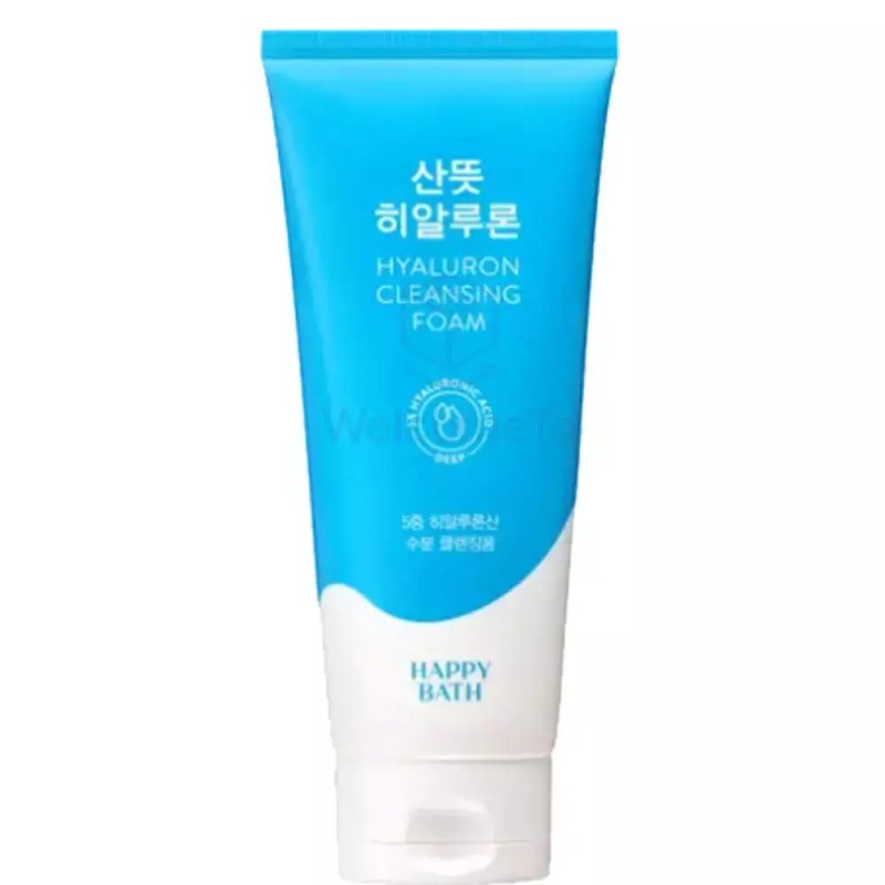 Happybath 해피바스 촉촉 히알루론 클렌징폼 200g 세안후 당김 없는 폼