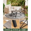 CHOEZON 41.3" Folding Coffee Table with Safety Buckles, Low Coffee