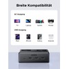 UGREEN Steckdosenleiste mit 4 USB,UGREEN Nexode 6-in-1 Mehrfachsteckdose, 20W USB