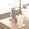 UoYeet Acrylic Easel Display Stand with Adjustable Gold-Toned Hardware for