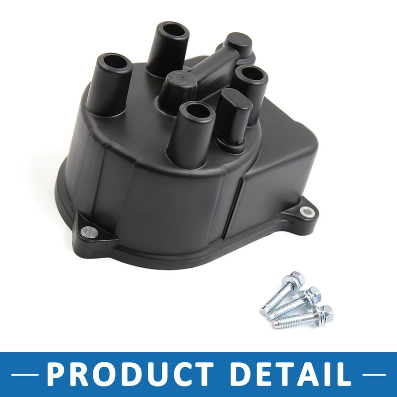 A ABSOPRO Distributor Cap for Honda Civic 1995-2000 Plastic,Metal Black