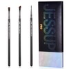 Jessup Eyeliner Brush Set, 3 Pieces, Professional Precision Eyeliner Brush,