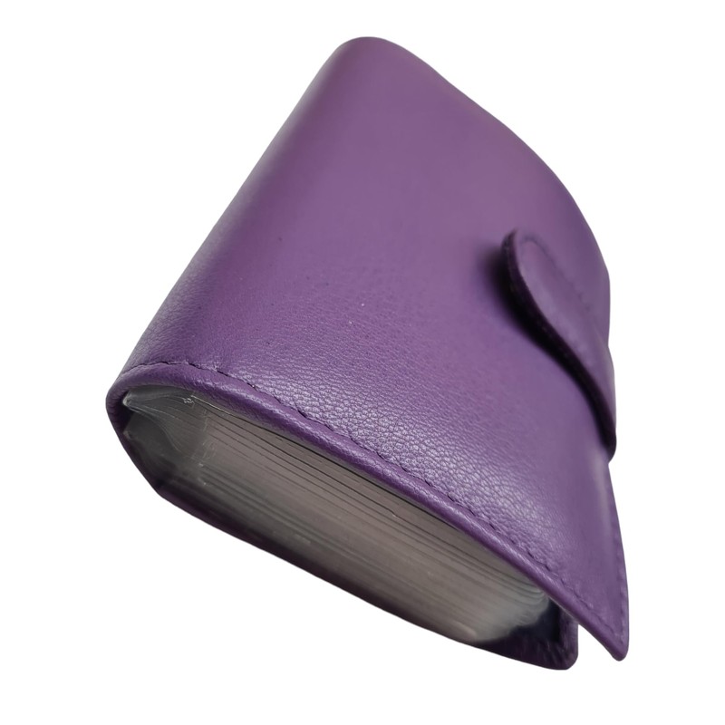 TheGloveHut Unisex Genuine Leather Credit Card Holder 20 Cards RFID