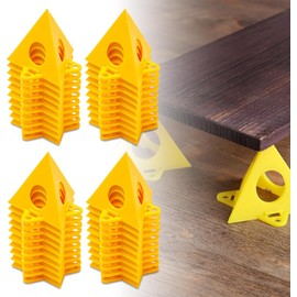 Pack of 40 Painters Pyramid Stands, Plastic Cone Painting Stands, Small Pyramid Stands, Yellow Cone Stand Paint Stand, for Canvases, Paint Pad, Mini Cone Paint Stand for a Paint Application