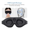 Tisoloow Sleep Mask - Total Blackout 3D Sleeping Mask, Soft