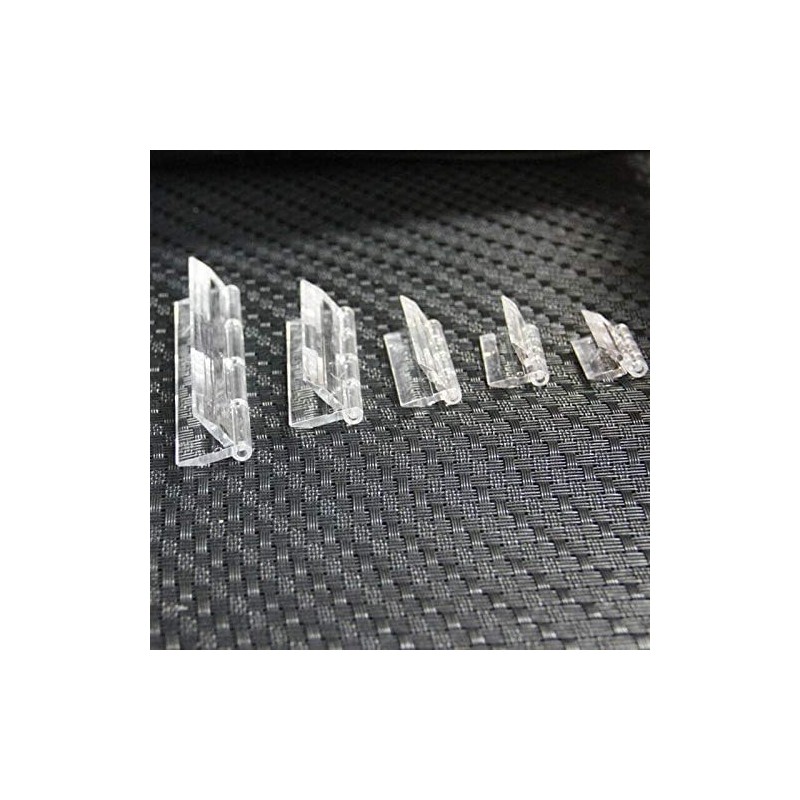 SUPERTOOL 10 Pack Door Hinge Clear Large Size 45x35mm Durable