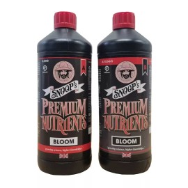 Snoops Premium Nutrients Hydro Bloom A (NPK 3.5-0-0) & B (NPK .7-2.5-6.5) 1 Ltr.