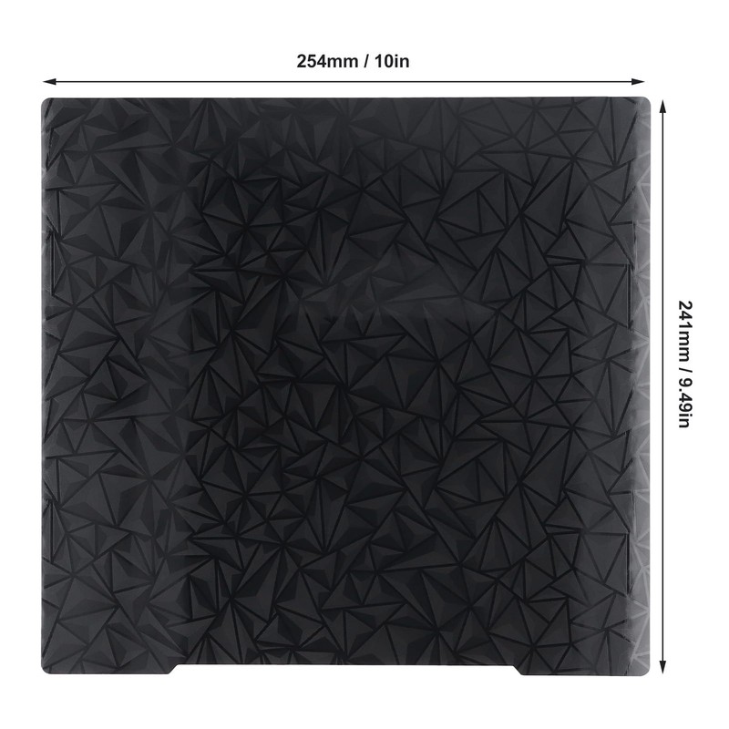 PEO PEI 3D Printer Building Plate, 254 x 241 mm,