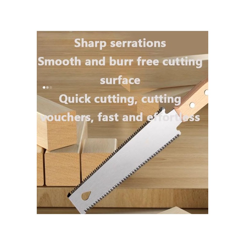 SOVYOULIVE Multi purpose hand saw, dual tooth design, suitable for