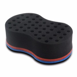 Essential Aura's Luxe Curl Sponge – Premium Twist Hair Sponge for Men and Women, Perfect for Dreads, Afros, Curls, and Waves (Large Sponge Brush)