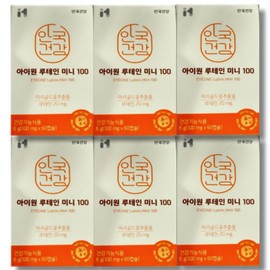 Anguk Health I-One Lutein Mini 100 60 Capsules 6 Boxes / 안국건강 아이원 루테인 미니100 60캡슐 6박스