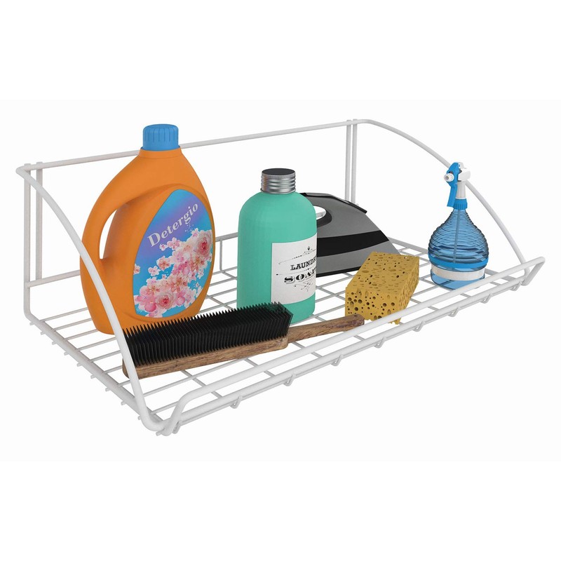 ClosetMaid 8278 18-Inch Wide Laundry Utility Hanger Shelf, White