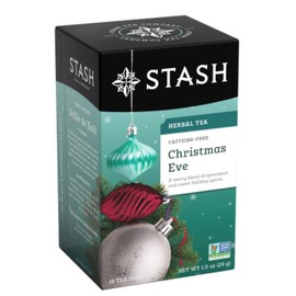 Stash Tea Christmas Eve Herbal Tea - Naturally Caffeine Free, Non-GMO Project Verified Premium Tea with No Artificial Ingredients, 18 Count (Pack of 6) - 108 Bags Total