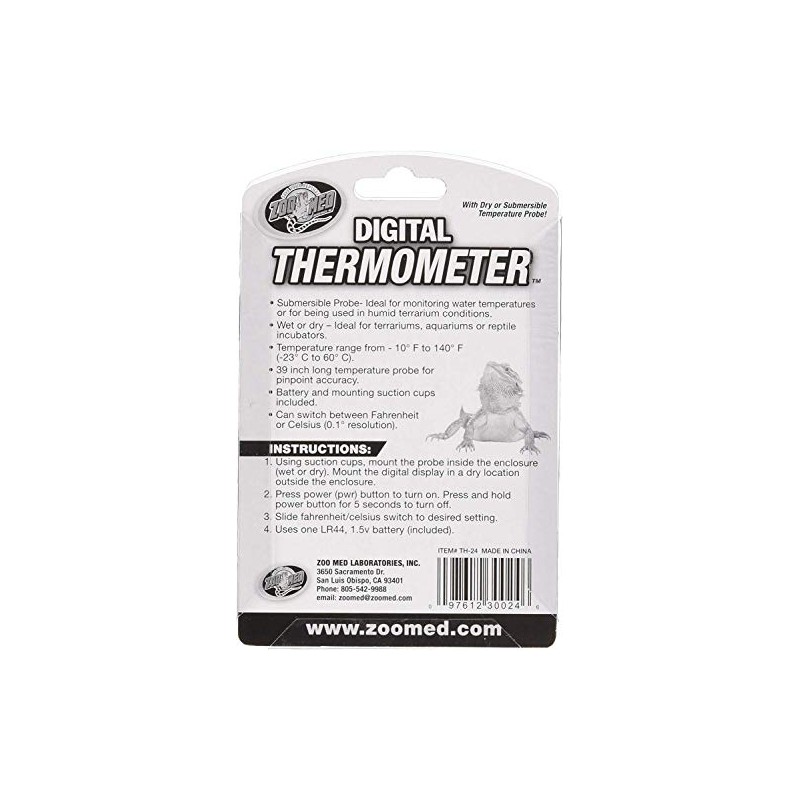 Digital Thermometer for Terrariums