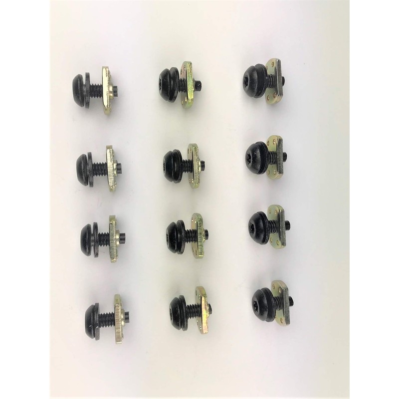 24 pc SOFT TOP FRAME/Tub Rail/Torx Screws/Nuts. Compatible with all