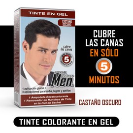 Tinte En Gel Barba Bigote Cabello Castaño Oscuro Special Men