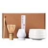 Henrrida 4 PCS Matcha Set,Ceramics Matcha Bowl 19 Oz,Include Matcha