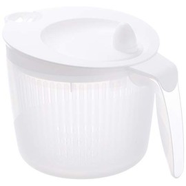Pearl Metal Enjoy Kitchen C-4698 Salad Spinner, Resin, Vegetable Drainer, Grip, Made in Japan