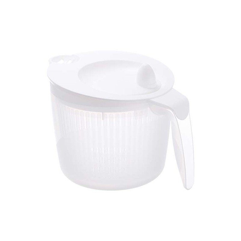 Pearl Metal Enjoy Kitchen C-4698 Salad Spinner, Resin, Vegetable Drainer,
