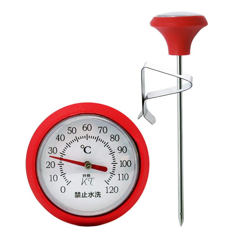 4 Pcs Stainless Steel Thermometer Probe Clips Pot Cup Temperature
