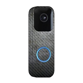 MightySkins Carbon Fiber Skin Compatible with Blink Video Doorbell - Scratched Up | Protective, Durable Textured Carbon Fiber Finish | Easy to Apply and Change Styles | Made in The USA