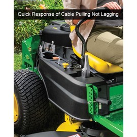 NTSUMI Push Pull Cable Fit for John Deere TCA13820 737 757 1200H with 54" and 60" Deck Mowers, Lawn Mower Throttle Control Cable