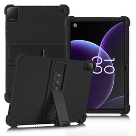ATOOZ for TCL TAB 10 Gen 4 Tablet Case 10.1 Inch 2026 with PC Stand,Soft Silicone Kids Case for TCL Tab 10L Gen 4 Tablet (8483A) 10.1 inch (Black)