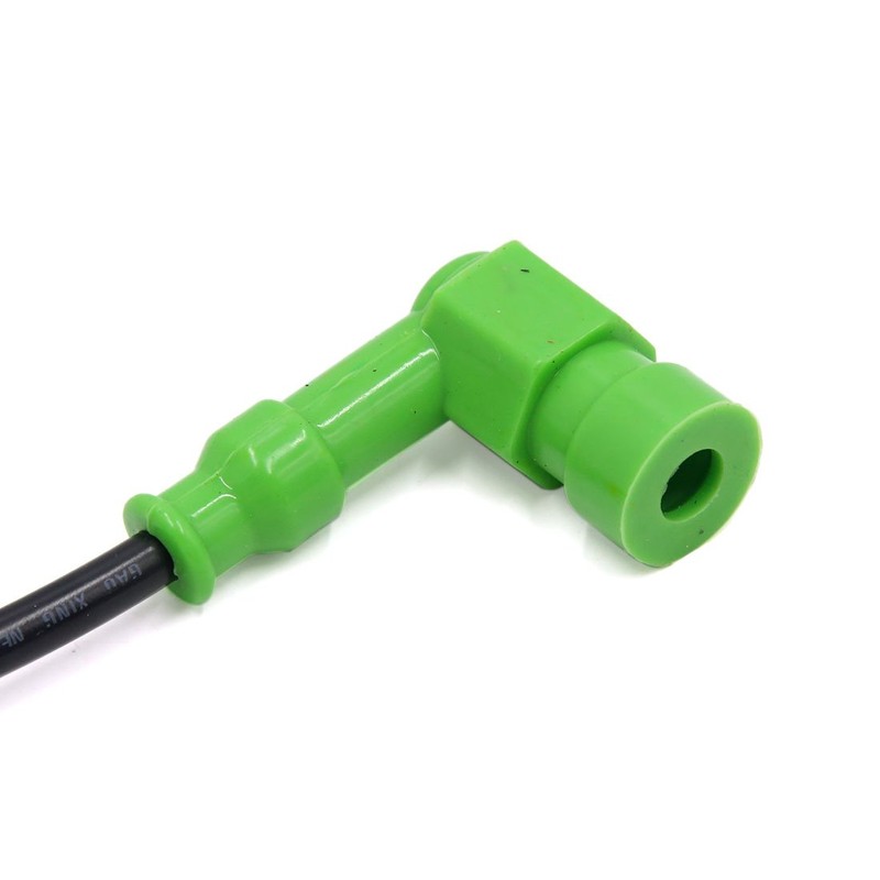 sourcingmap 4Pcs 90 Degree Motorcycle Engine Spark Cap Ignition Wire
