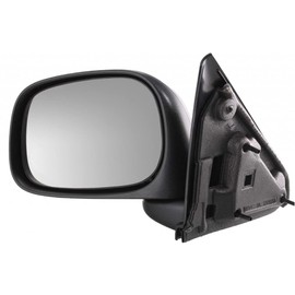 For Dodge Ram 1500/2500/3500 2002-2009 Door Mirror Driver Side | Manual Folding | Non-Heated | Non-Towing | Full Size | Textured Black | Replacement For 55077439AJ | CH1320202