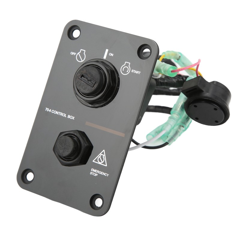 Outboard Engine Ignition Key Switch Panel Assembly 704‑82570‑08‑00 Replacement for